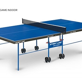 Стол теннисный Game Indoor с сеткой Синий